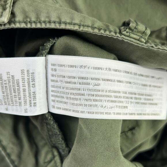 Abercrombie & Fitch High-waisted Cargo Jogger Pant Size XS Regular - Picture 6 of 6